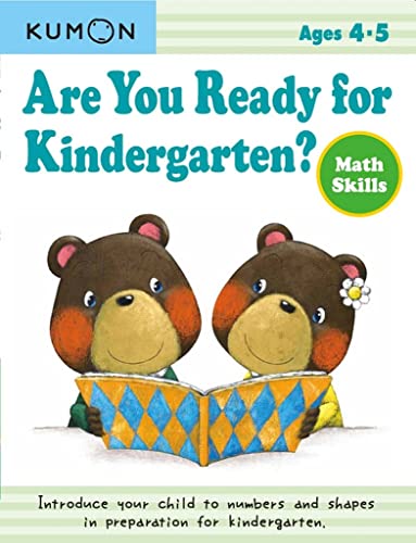 9781934968833: Kumon Are You Ready for Kindergarten? Math Skills (Preschool Workbook), Ages 3-5, 64 pages, activity book
