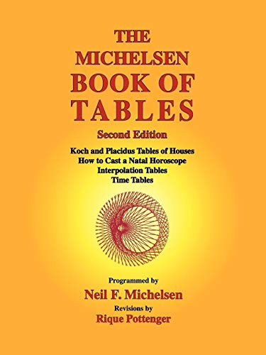 Stock image for The Michelsen Book of Tables for sale by HPB-Emerald