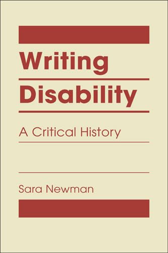 Imagen de archivo de Writing Disability: A Critical History a la venta por Revaluation Books