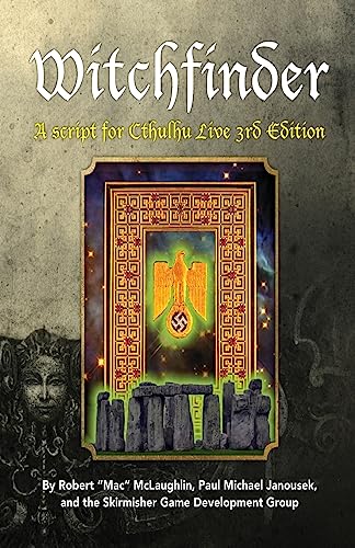 Beispielbild fr WitchFinder: A Script for Cthulhu Live 3rd Edition zum Verkauf von Save With Sam