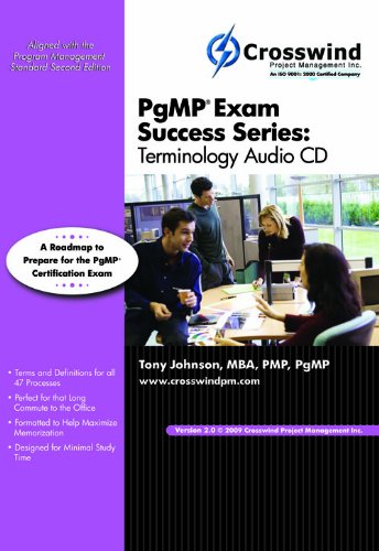 PgMP Exam Review: Terminology Audio CD (9781935062271) by Tony Johnson