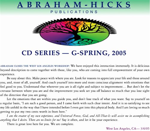 Abraham-Hicks G-Series - Spring 2005 "Make Peace With Where You Are" (9781935063094) by Esther Hicks; Jerry Hicks