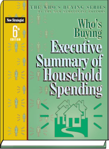 Stock image for Who's Buying Executive Summary of Household Spending for sale by HPB-Red