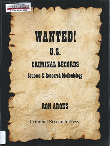 Stock image for WANTED! U. S. Criminal Records for sale by ThriftBooks-Atlanta