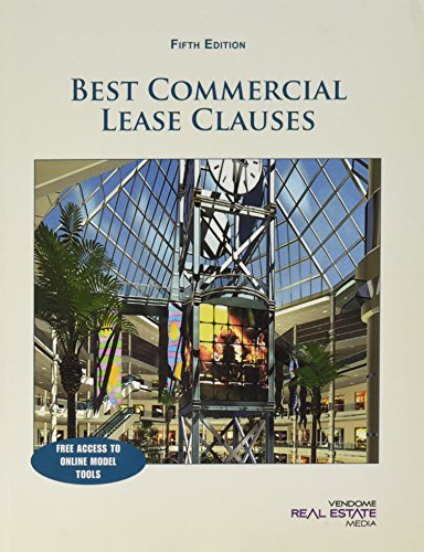 Best Commercial Lease Clauses (9781935132103) by Vendome Group
