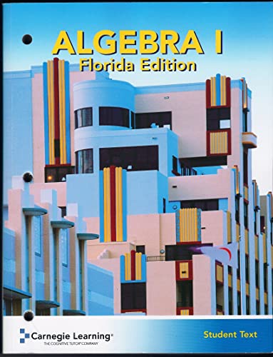 Imagen de archivo de Algebra 1 Student Text Florida Edition ; 9781935162506 ; 1935162500 a la venta por APlus Textbooks