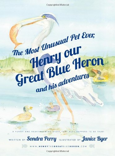 Beispielbild fr The Most Unusual Pet Ever; Henry our Great Blue Heron and his adventures zum Verkauf von HPB Inc.