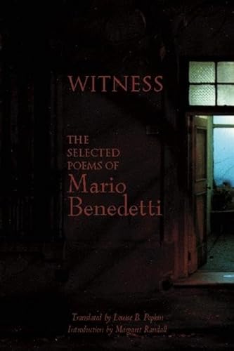 Imagen de archivo de Witness: The Selected Poems of Maro Benedetti a la venta por Casa Camino Real