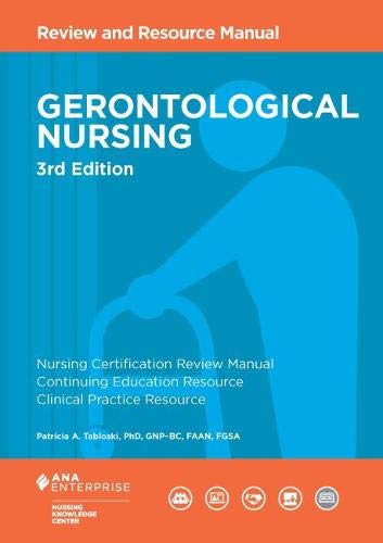 Gerontological Nursing Review And Resource Manual 3rd