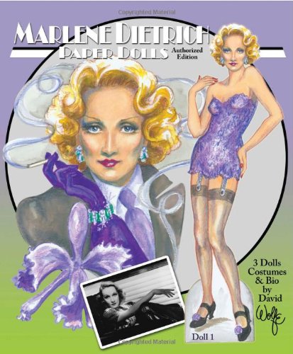 Marlene Dietrich Paper Dolls (9781935223177) by David Wolfe; Paper Dolls