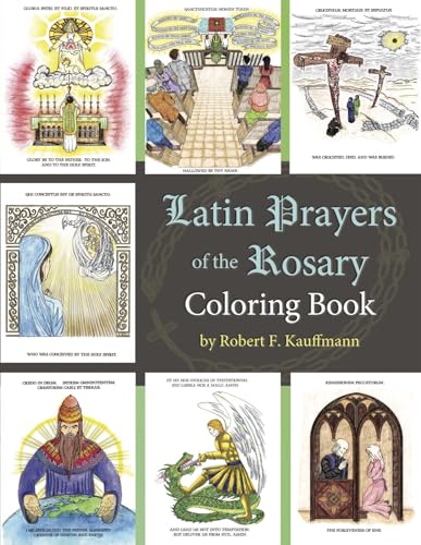 Stock image for Latin Prayers of the Rosary Coloring Book for sale by GreatBookPrices