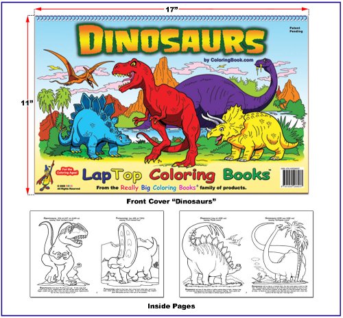 9781935266037: Dinosaurs Coloring Book (17x11)