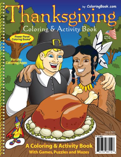 Beispielbild fr Thanksgiving Coloring Book (8.5x11) zum Verkauf von GF Books, Inc.