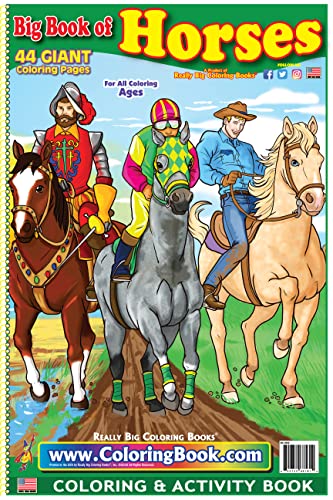 9781935266181: The Big Book of Horses Giant Super Jumbo Coloring Book: 1