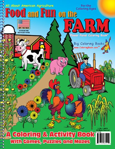 Stock image for Food and Fun on the Farm Coloring Book (8.5x11) for sale by BookHolders