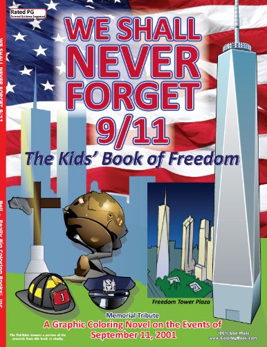 9781935266976: We Shall Never Forget 9/11 Coloring Book - Graphic Coloring Novel by ColoringBook.com (2011) Paperback