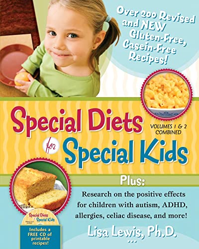 Special Diets for Special Kids, Volumes 1 and 2 Combined: Over 200 REVISED and NEW gluten-free casein-free recipes, plus research on the positive ... ADHD, allergies, celiac disease, and more! (9781935274124) by Lisa Lewis