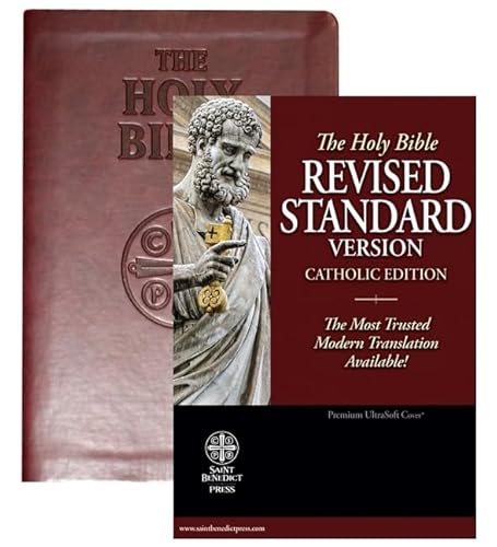 Stock image for Holy Bible: Revised Standard Version, Burgundy, Premium Ultrasoft, Catholic Edition for sale by Revaluation Books