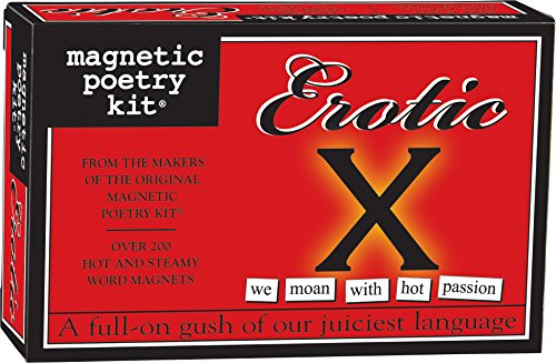 Beispielbild fr Magnetic Poetry - Erotic Kit - Words for Refrigerator - Write Poems and Letters on the Fridge - Made zum Verkauf von Save With Sam