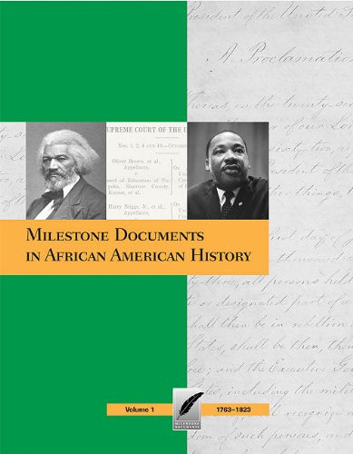 Beispielbild fr Milestone Documents in African American History: Exploring the Essential Primary Sources zum Verkauf von Wizard Books