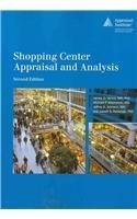 Imagen de archivo de Shopping Center Appraisal and Analysis a la venta por BooksRun