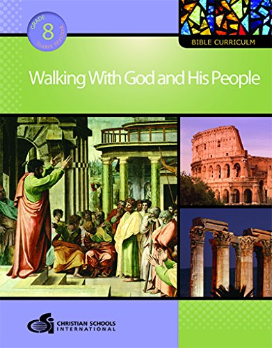 9781935391210: Walking with God and His People Teacher's Guide (Grade 8)