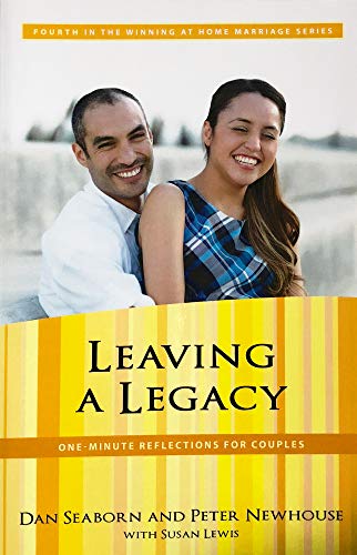 Beispielbild fr Leaving A Legacy: One-Minute Reflections For Couples zum Verkauf von Ocean Books