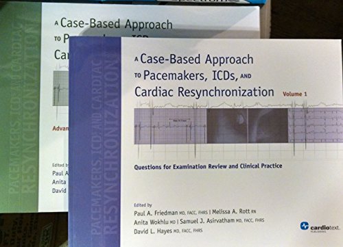 Stock image for A Casebased Approach to Pacemakers, ICDs, and Cardiac Resynchronization Volume 1 2 for sale by PBShop.store US