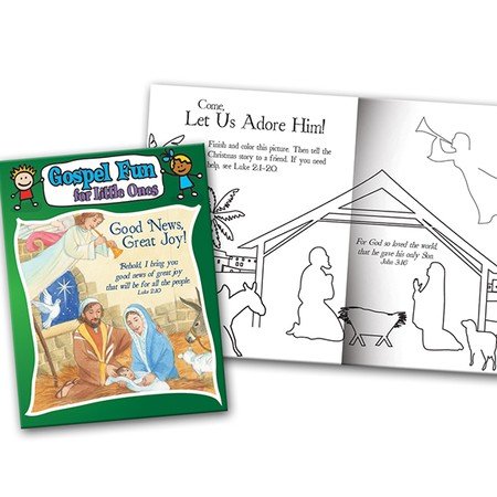 Beispielbild fr Good News Great Joy, Gospel Fun for Little Ones Activity Book zum Verkauf von Wonder Book
