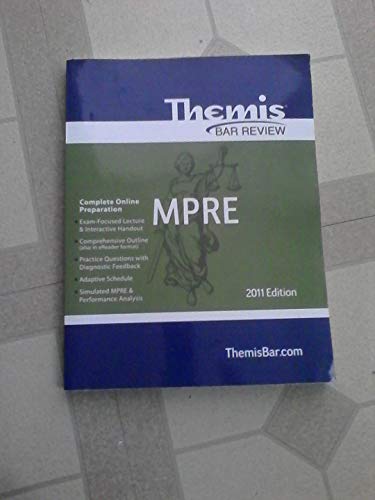 Imagen de archivo de Themis Bar Review: MPRE a la venta por HPB-Red