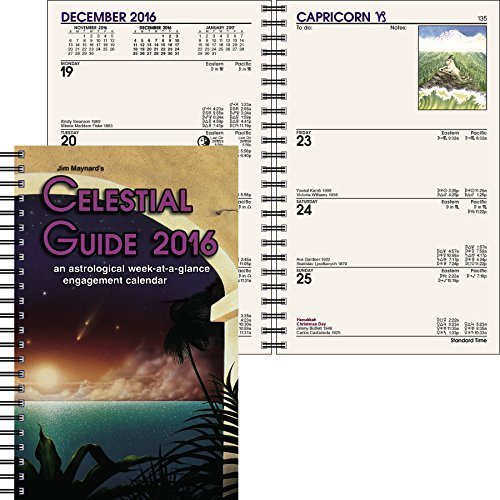 Beispielbild fr Jim Maynard's Celestial Guide 2016 an astrological week-at-a-glance engagement calender zum Verkauf von SecondSale