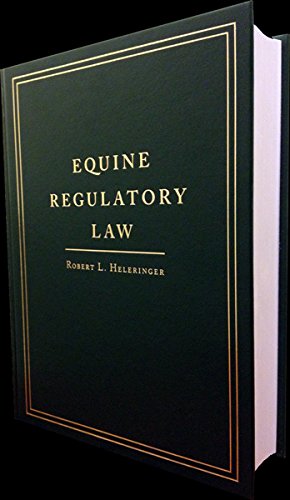 Imagen de archivo de Equine Regulatory Law a la venta por Better World Books