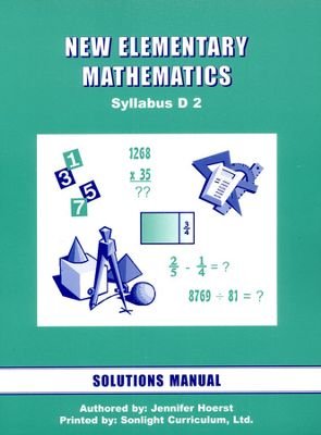 Beispielbild fr Singapore Math: New Elementary Math Solution Manual 2 zum Verkauf von Blindpig Books