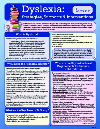 9781935609162: Dyslexia: Strategies, Supports and Interventions