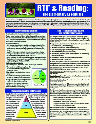 9781935609360: RTI & Reading: The Elementary Essentials