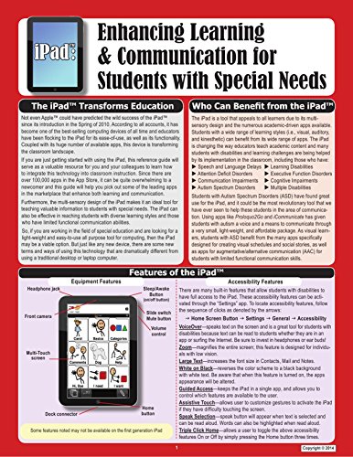 iPadâ„¢: Enhancing Learning & Communication for Students with Special Needs (9781935609537) by Brian S. Friedlander; Christine Besko-Maughan