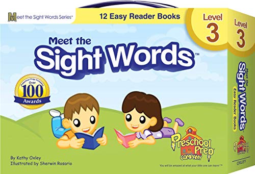 9781935610021: Preschool Prep Company PPC207 Meet The Sight Palabras Nivel 3 Easy Reader Books Caja Set de 12