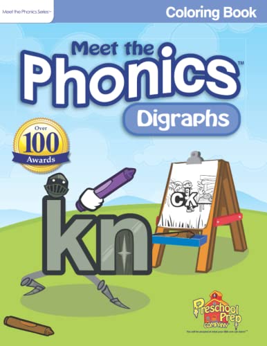 Imagen de archivo de Meet the Phonics - Digraphs - Coloring Book a la venta por Wonder Book