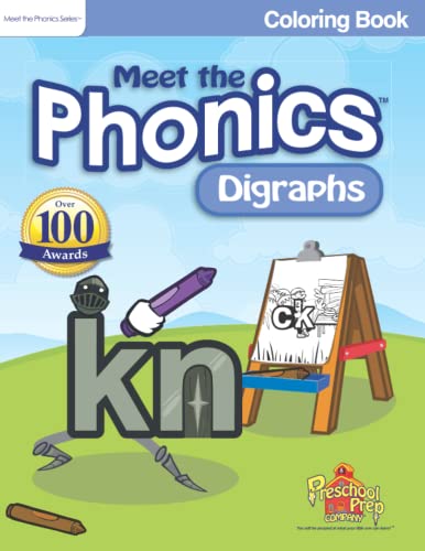 Stock image for Meet the Phonics - Digraphs - Coloring Book for sale by Wonder Book