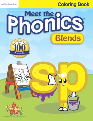 Stock image for Meet the Phonics - Blends - Coloring Book for sale by HPB Inc.