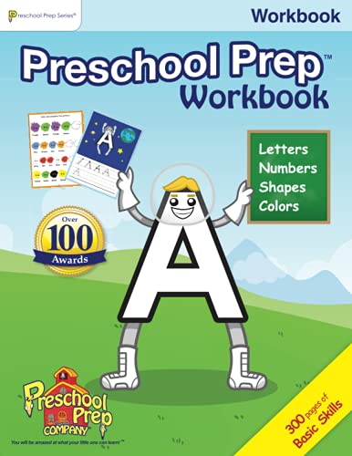 9781935610458: Preschool Prep Basic Skills Workbook: Letters, Numbers, Shapes, & Colors
