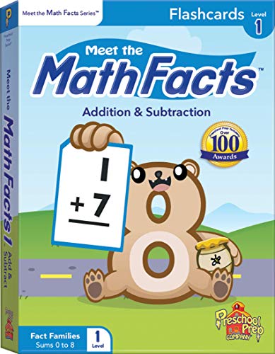 Beispielbild fr Meet the Math Facts Addition & Subtraction Flashcards - Level 1 zum Verkauf von BookHolders