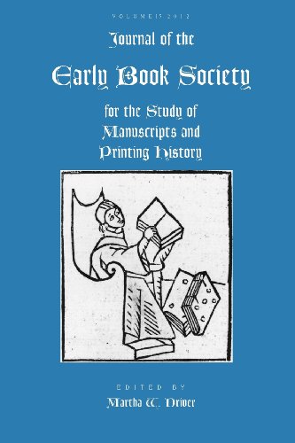 Beispielbild fr Journal of the Early Book Society Vol 15: For the Study of Manuscripts and Printing History (Jebs) zum Verkauf von Lucky's Textbooks