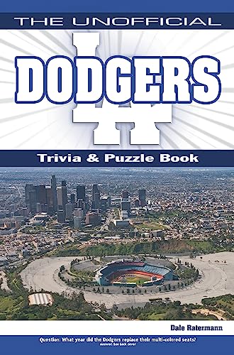 Stock image for The Unofficial Dodgers Trivia, Puzzle History Book for sale by Goodwill Southern California