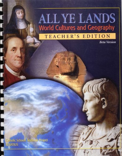 Stock image for All Ye Lands Teacher's Manual for sale by Irish Booksellers