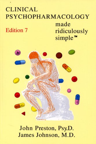 Beispielbild fr Clinical Psychopharmacology Made Ridiculously Simple (Medmaster Ridiculously Simple) zum Verkauf von SecondSale