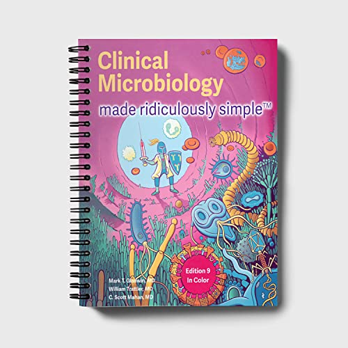 Stock image for Clinical Microbiology Made Ridiculously Simple: Spiral Bound Color Edition for sale by GF Books, Inc.