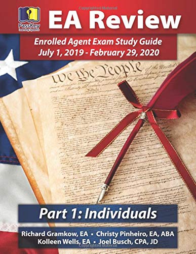 Stock image for PassKey Learning Systems EA Review Part 1 Individuals; Enrolled Agent Study Guide: July 1, 2019-February 29, 2020 Testing Cycle for sale by Friends of Ontario City Library