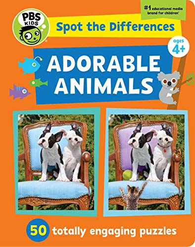 Stock image for Spot the Differences: Adorable Animals!: 50 Totally Engaging Puzzles! (1) (PBS Kids) for sale by SecondSale
