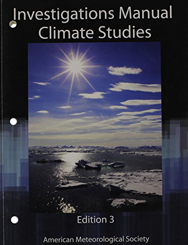 Beispielbild fr Investigations Manual Weather Studies zum Verkauf von HPB-Red